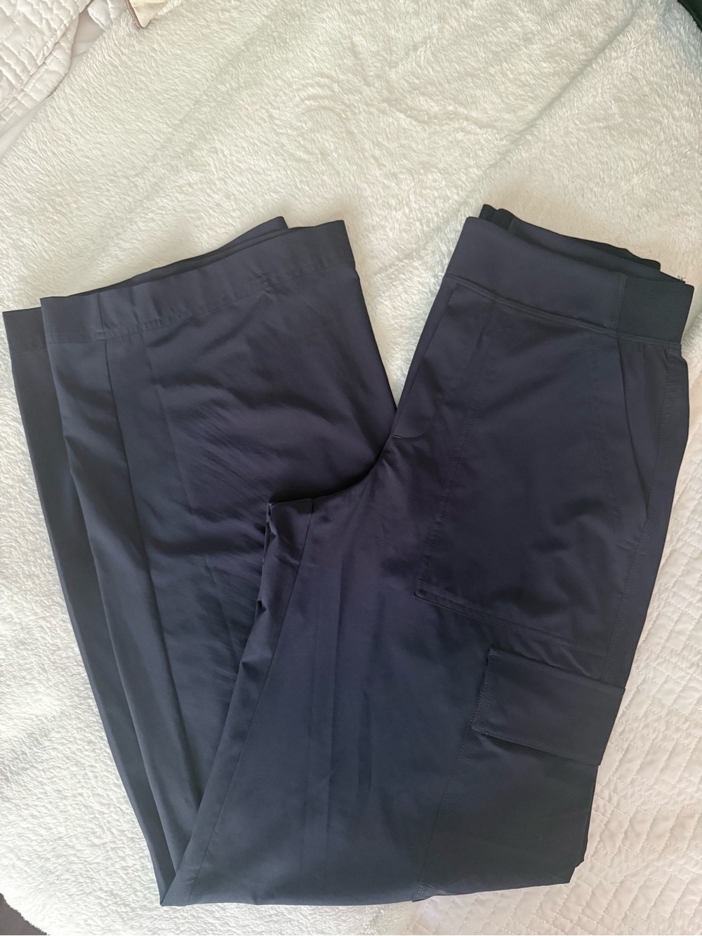 Athleta Navy Brooklyn Heights High Rise Cargo Pant - Picture 2 of 3